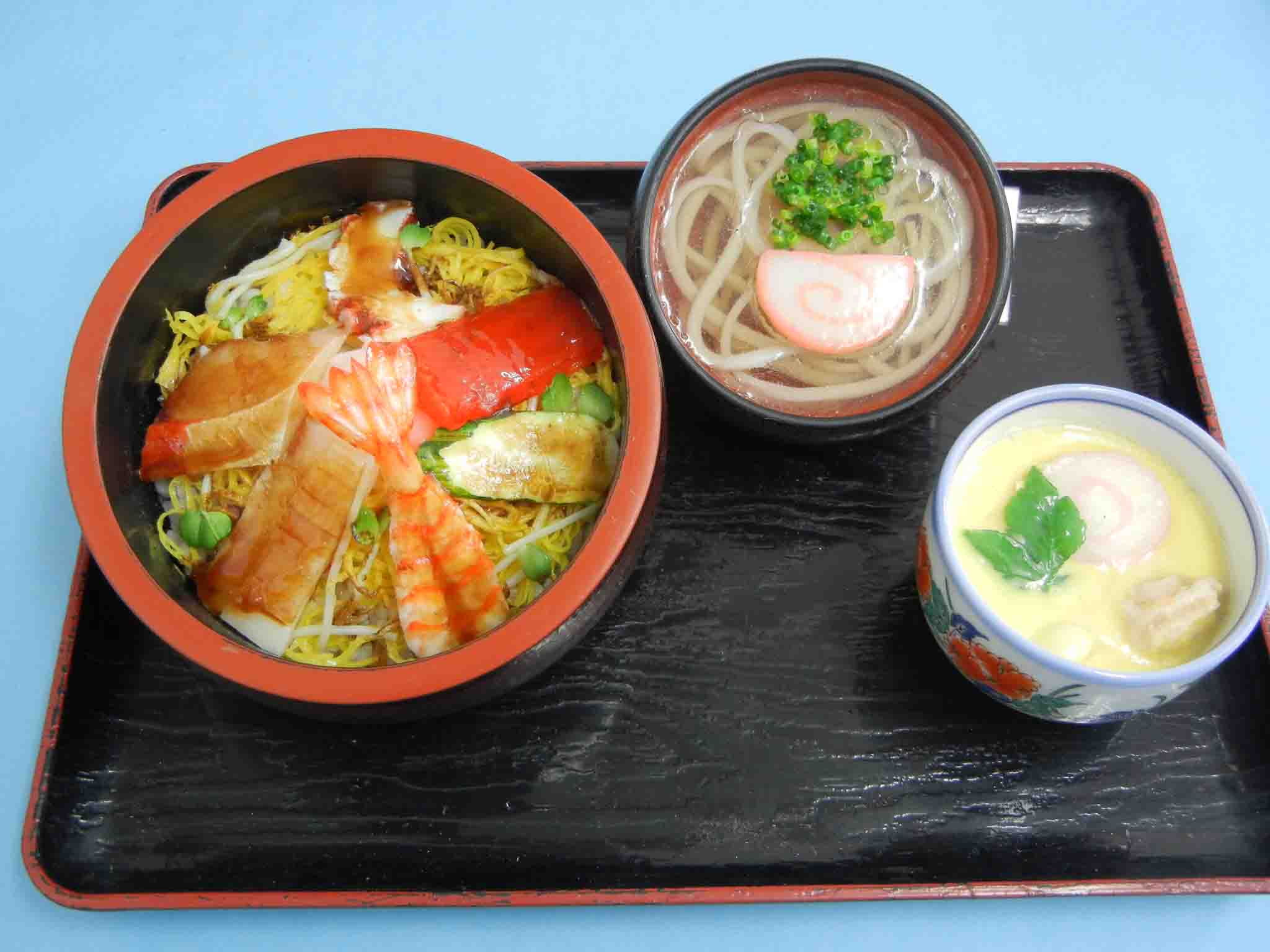 Festive Sushi with Various Topping Ingredients