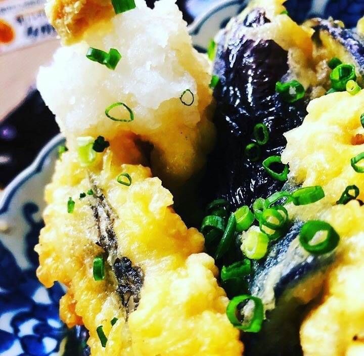 Tsushima Conger Eel and Deep-fried Eggplants Sweetened Soy Sauce