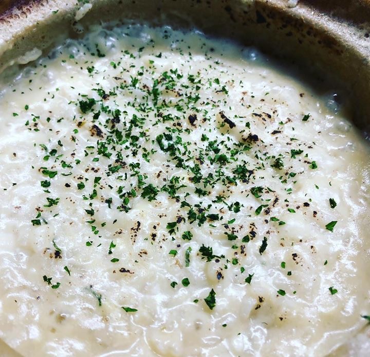 豆乳〆チーズリゾット