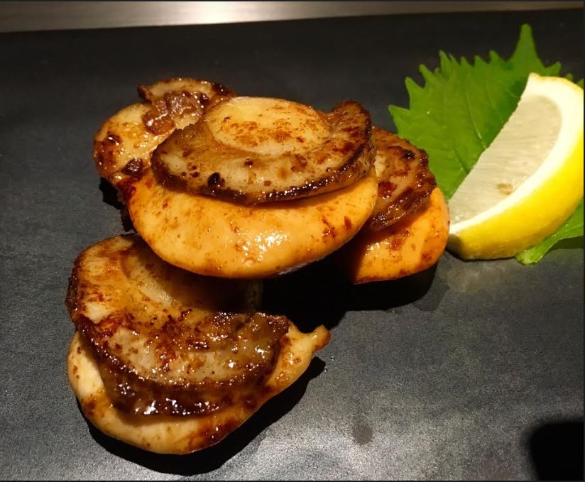 黄油烤扇贝 酱油风味