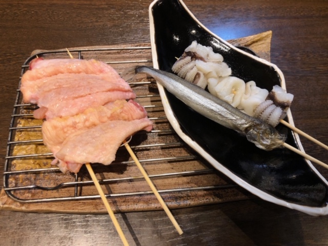 Squid Tentacles Skewer