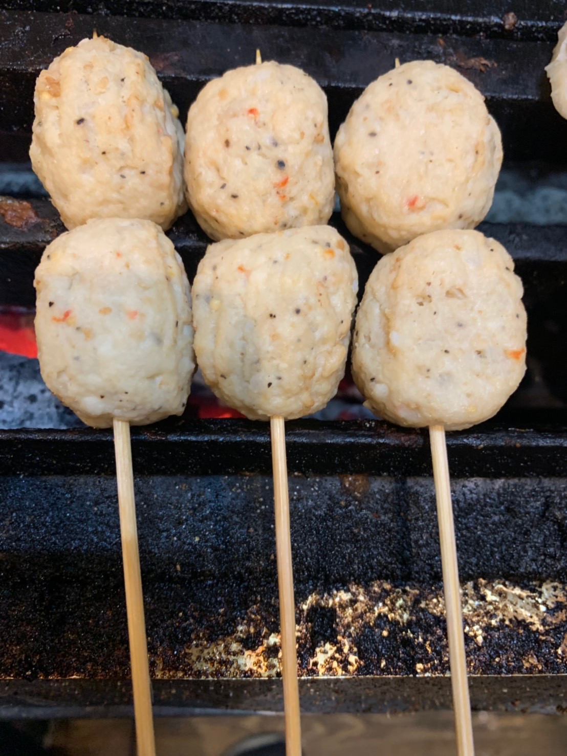 Chicken Meatballs Skewer (with the Cartilage)