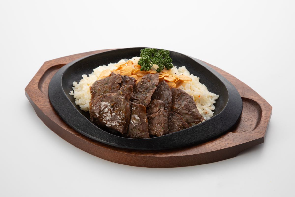 Skirt Steak Garlic Rice
